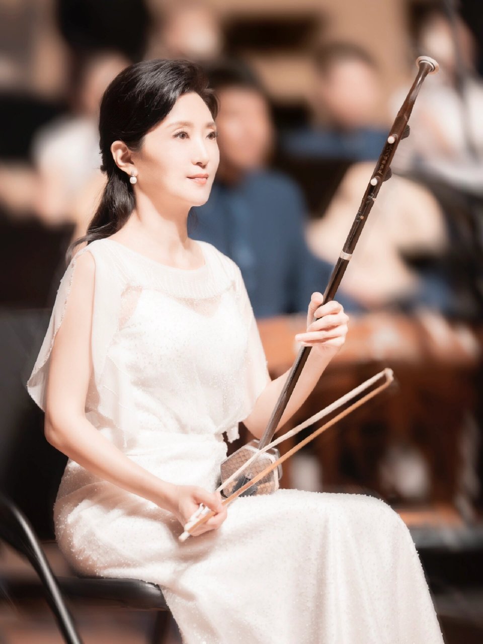 二胡名家于红梅 拍摄于2020年中央音乐学院歌剧音乐厅