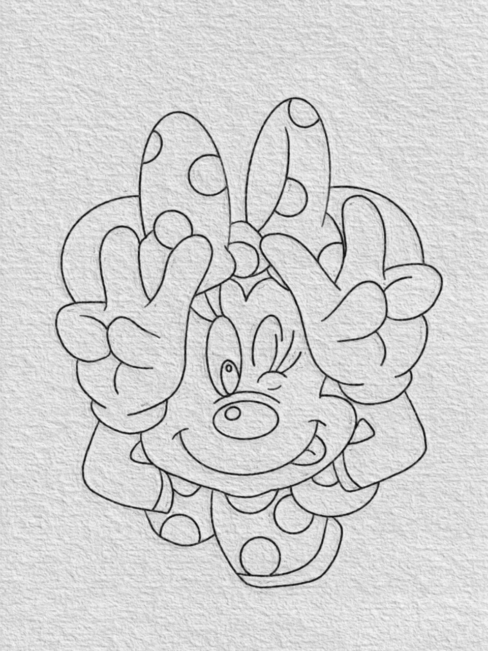 米奇老鼠简笔画教程(81) 每天一个小可爱,最近有点忙,所以有点晚更新