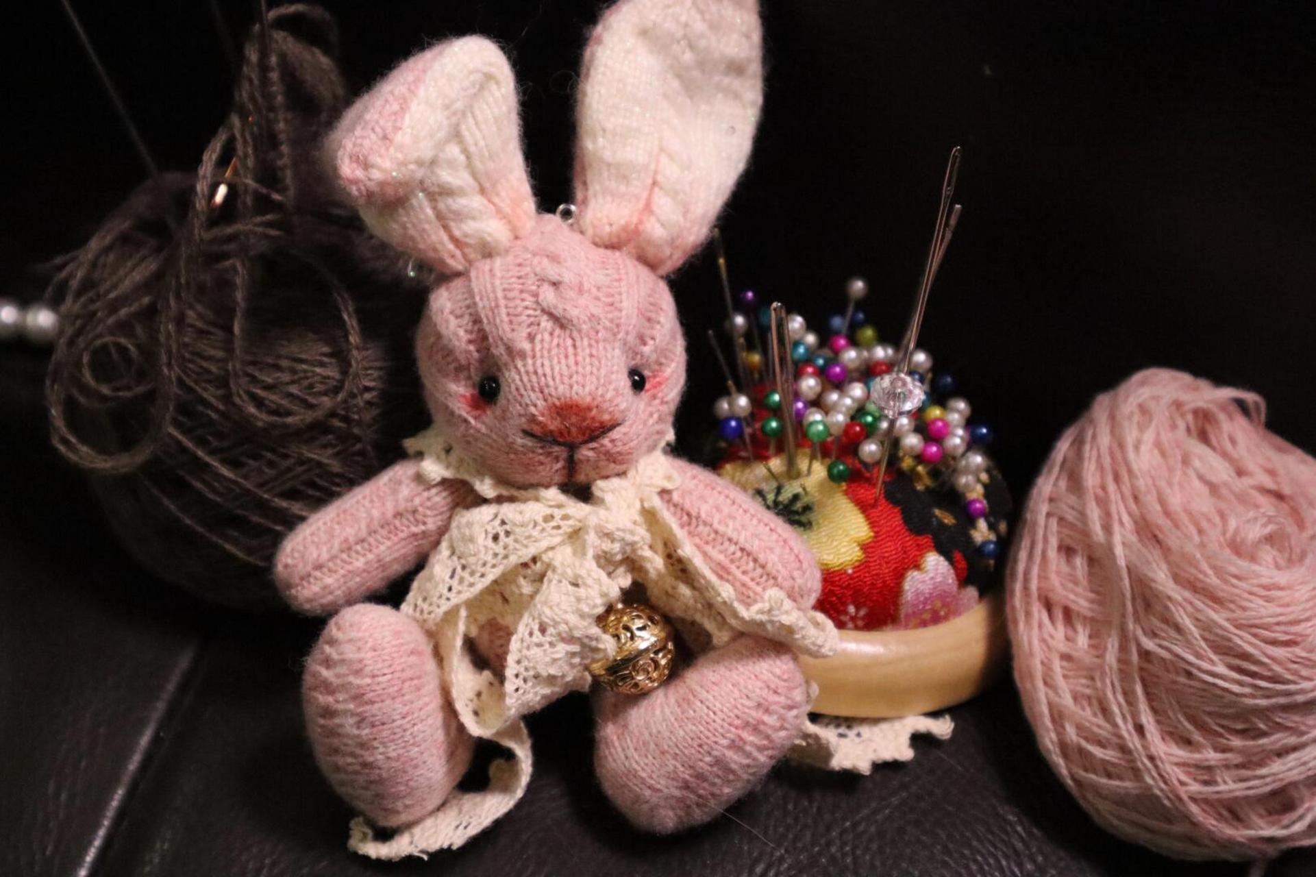 图解来自 #兔子# #玩具收藏# #我的手工# #棒针编织# #棒针玩偶# #棒