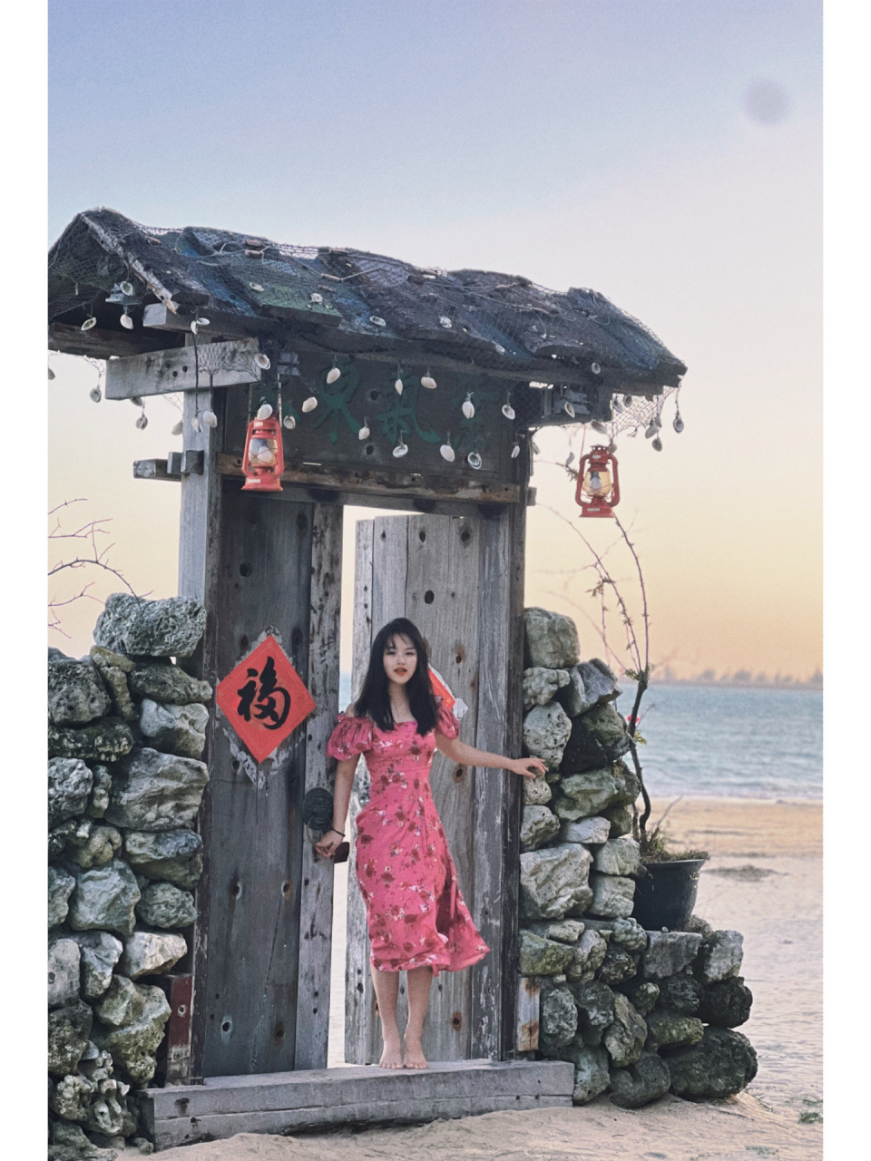 琼海 房琪姐姐同款潭门镇的小渔村任意门 导航搜索93排港村 免费的