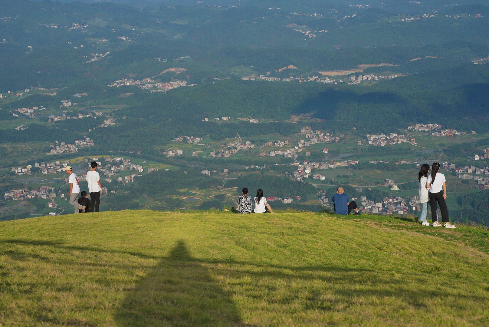 隆回大东山滑翔基地起飞场!露营好地方