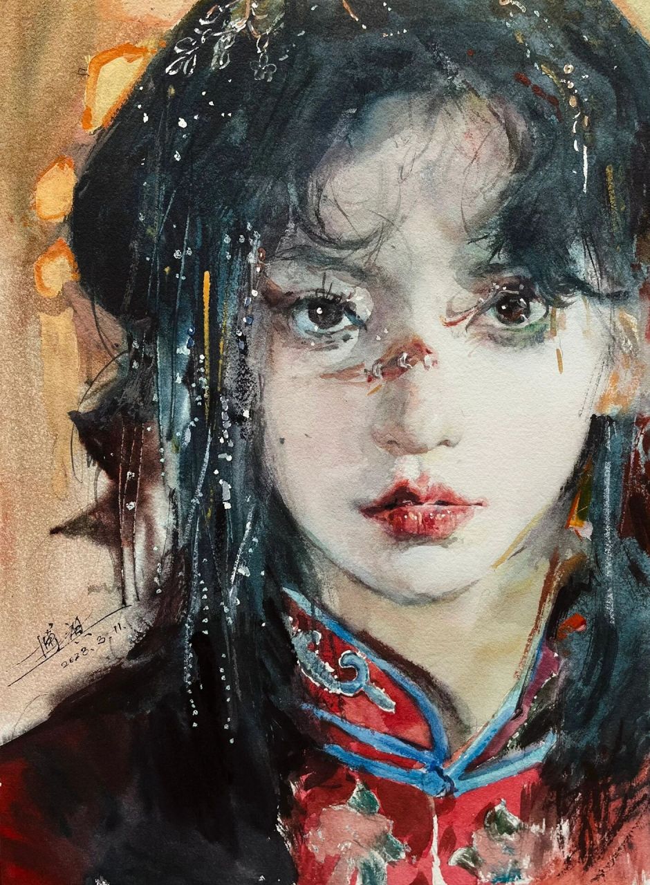 水彩日常-黑暗系