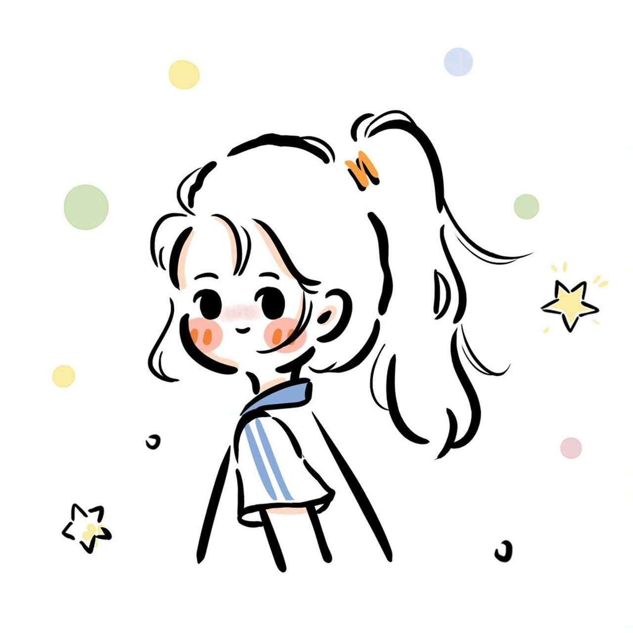 " 分享一只穿校服的可爱高马尾女生15( ω )12