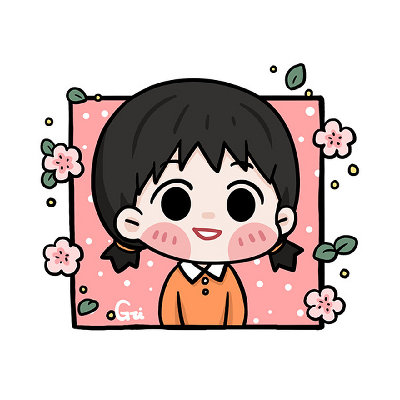 96樱桃小丸子 家人篇 无水印q版头像来啦 家人篇完成了,下面继续