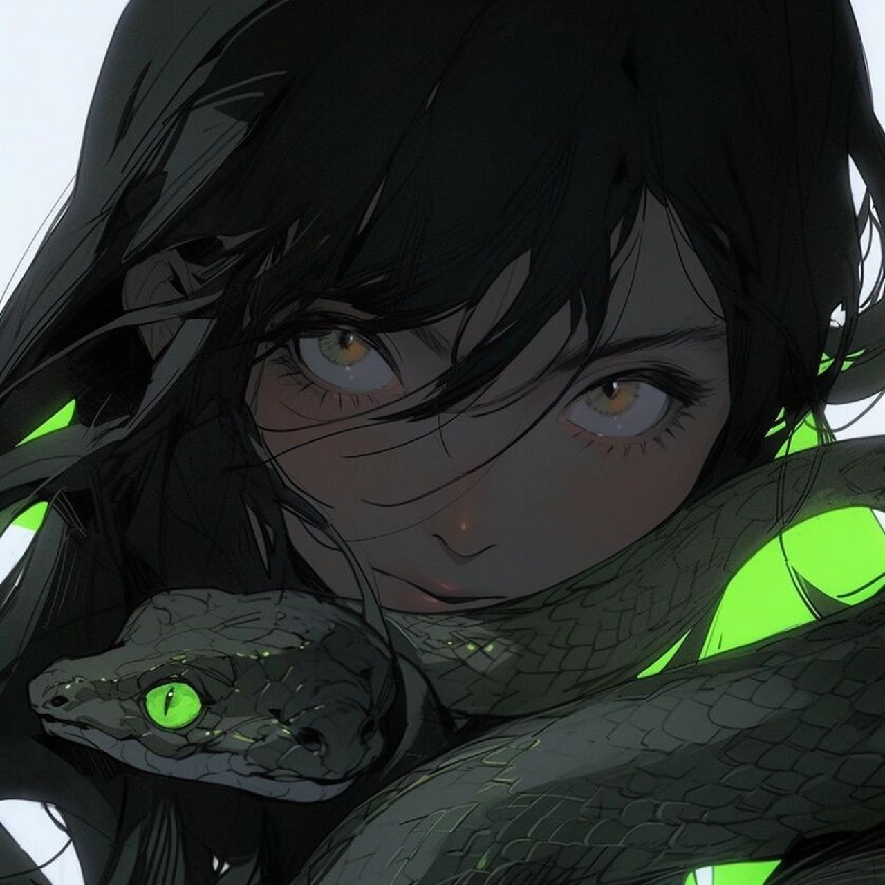 蛇蝎美人-第二期(超a头像) 《蛇系特辑》 这次构思为:蛇蝎美人,上一期