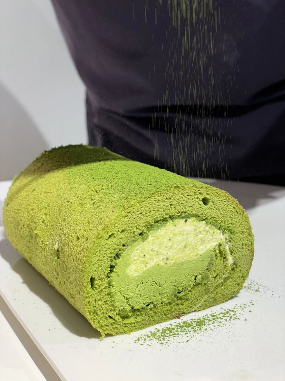 浓浓的抹茶香,再带有丝丝的茶涩味儿 抹茶脑袋!真的没办