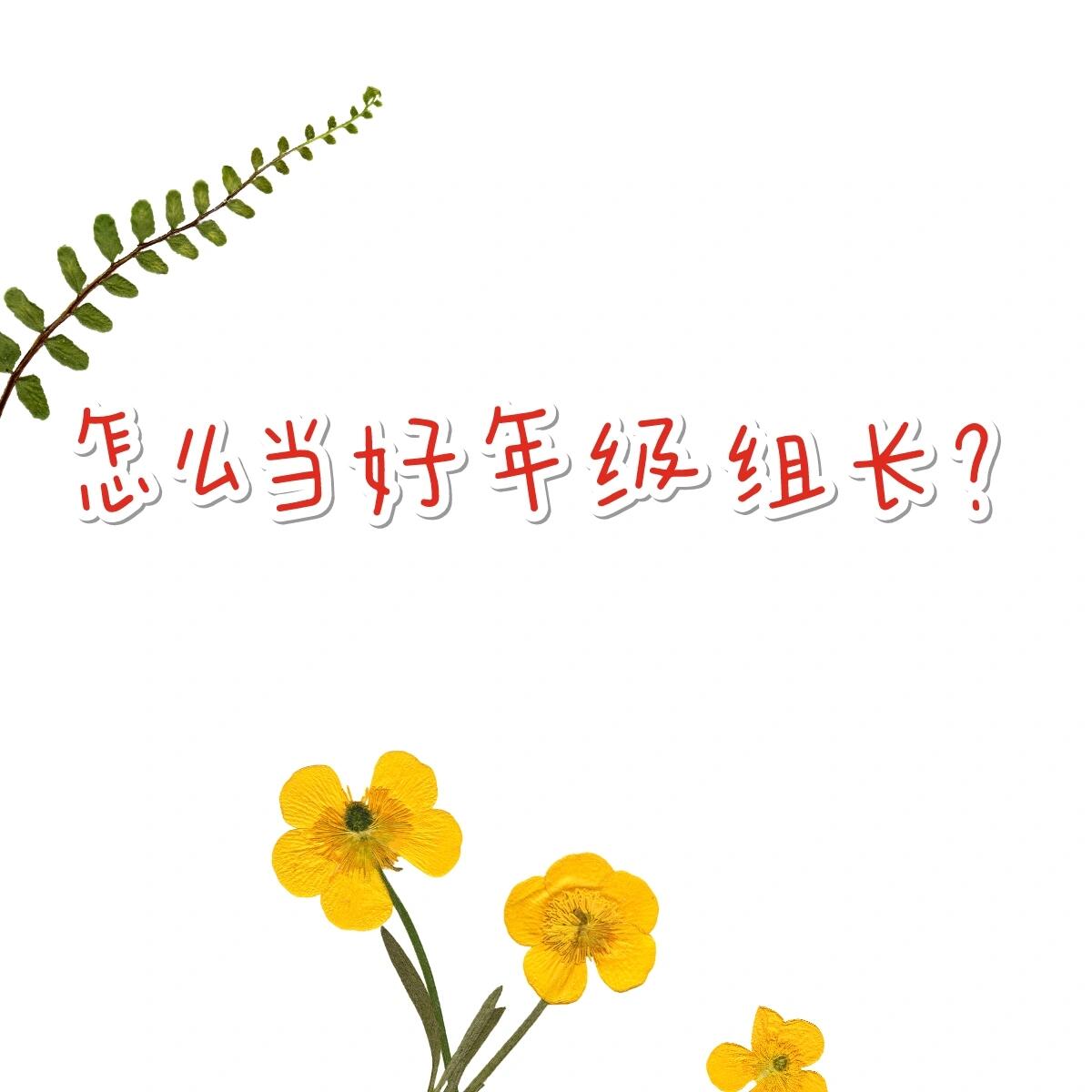 怎么当好年级组长?