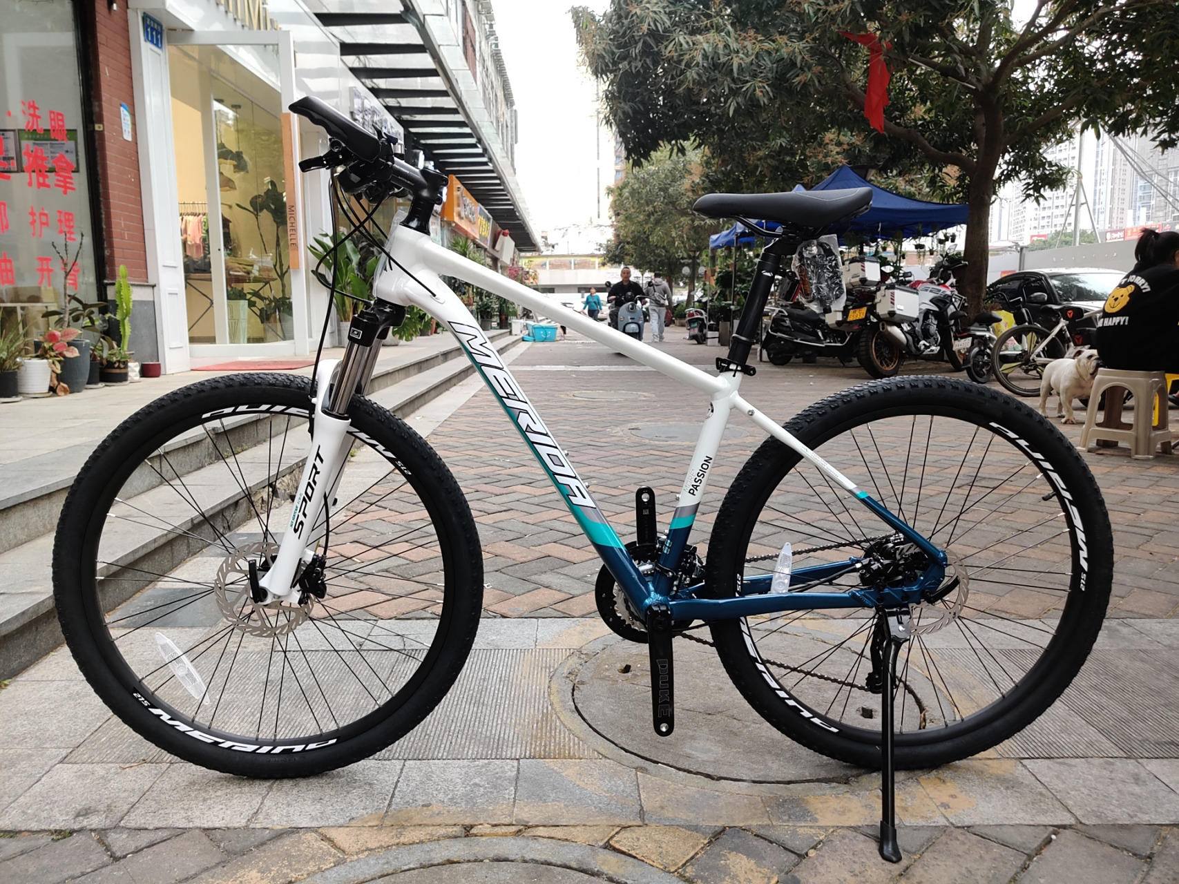 美利达山地自行车公爵600 鲜货鲜货,好不容易到台公爵600,必须让它来