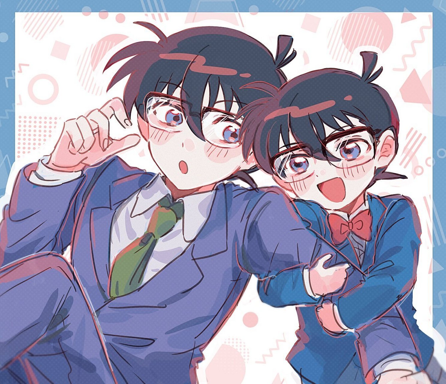 分享一组#名侦探柯南##快新# 壁纸,每贴都好可爱,喜欢吱吱.