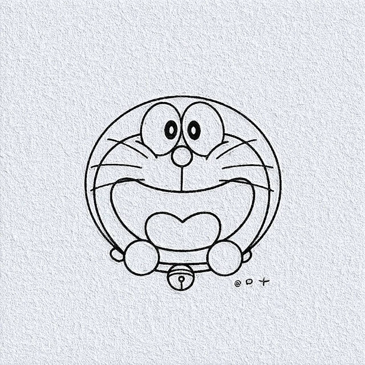 哆啦a梦简笔画附教程 哆啦a梦简笔画附教程