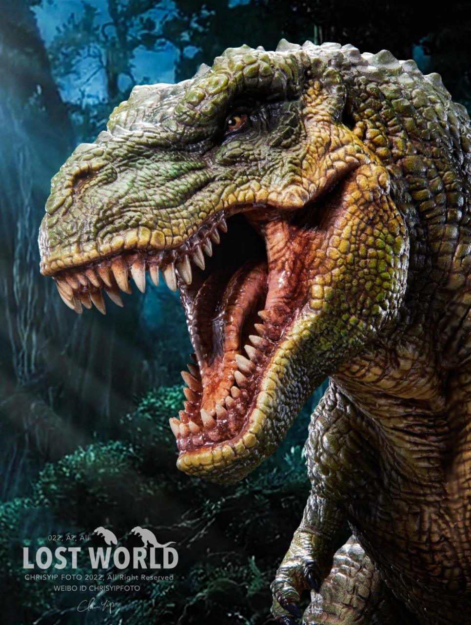 复古霸王龙 | 丛林配色 | 本人作品 关于故事:一队由科学家组成的考察