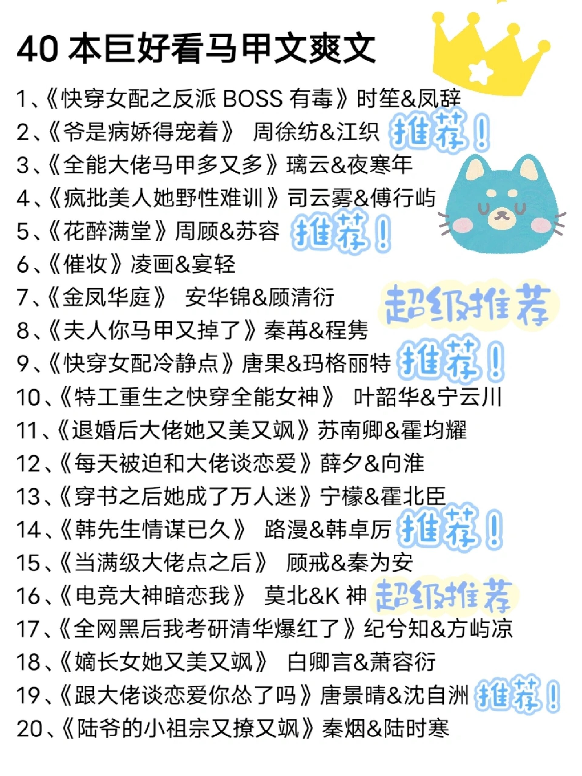 全能大佬女主～ #马甲文# #超a女主马甲文