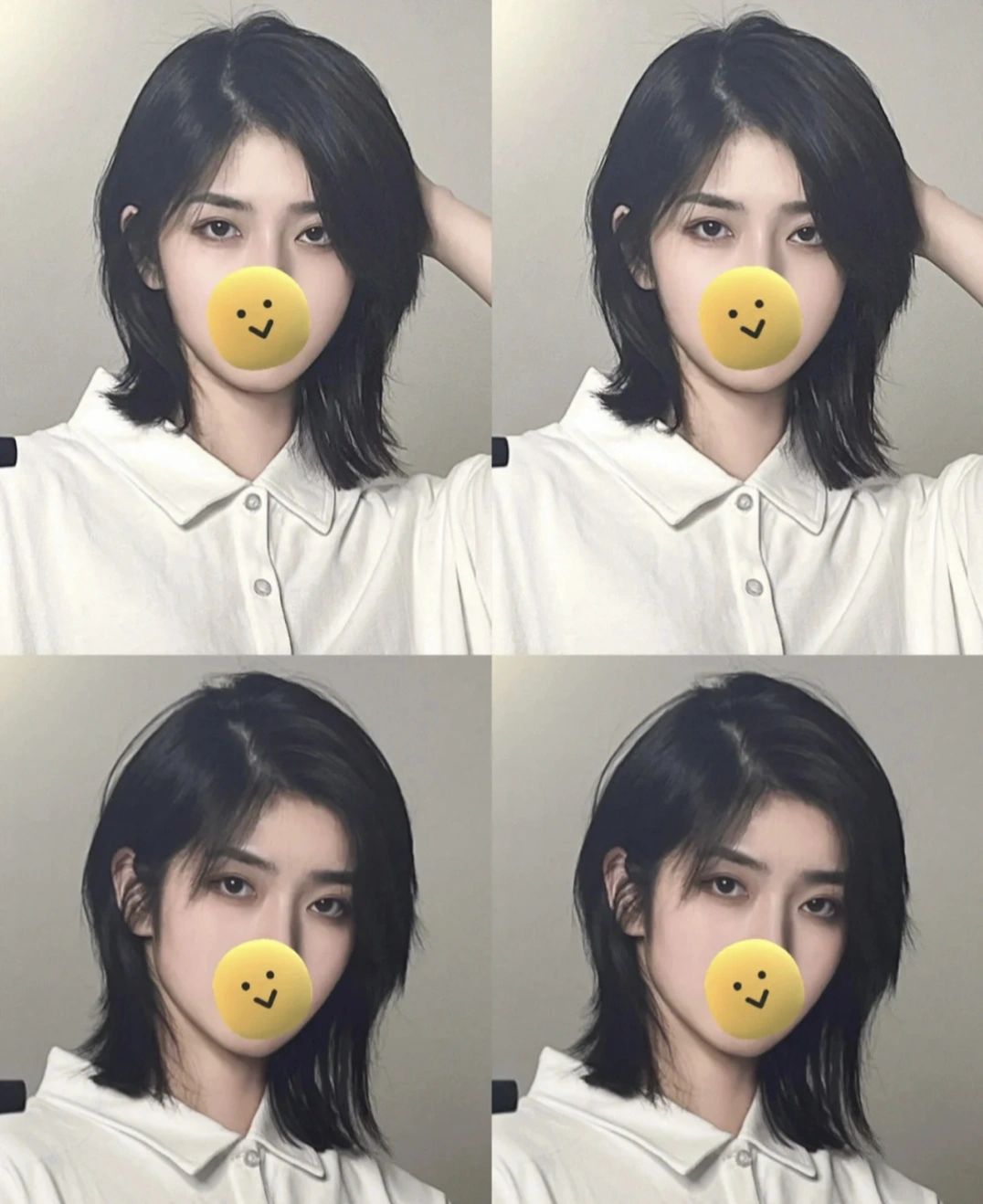 日系高层次少女感短发——狼尾鲻鱼头