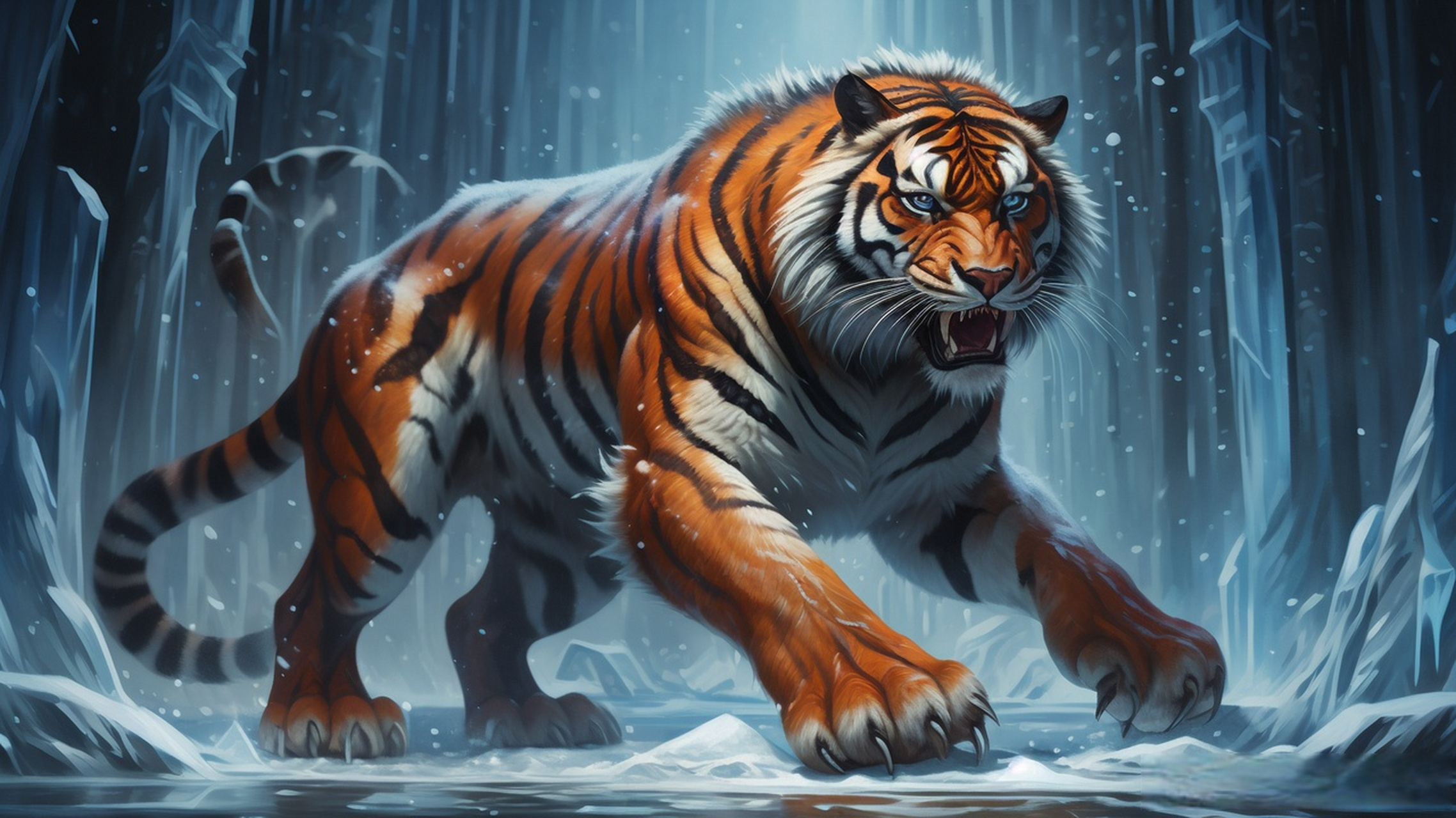 一只老虎躺在森林里,真是霸气侧漏啊!