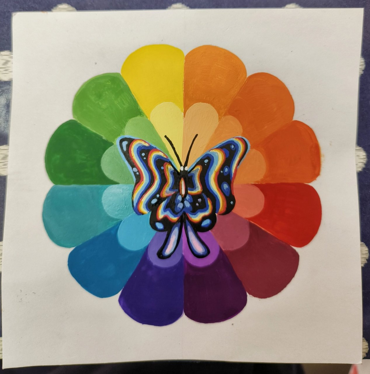 色彩构成 作业,五毫米×五毫米的马赛克眼要画瞎了