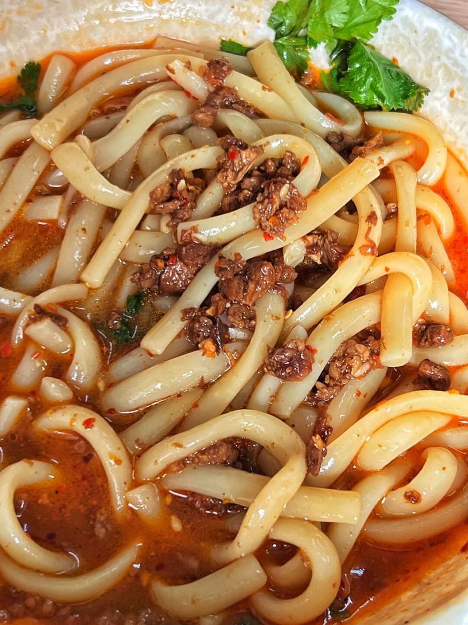 基本每次去都拼桌 - 香辣/香汁牛筋面 小碗 12r 酱鸡肝 4r 麻辣黄瓜