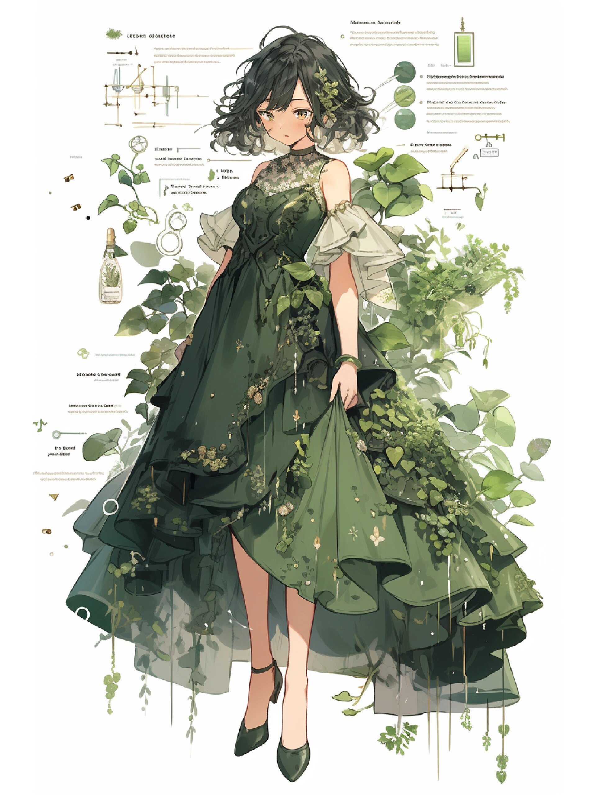 绿萝拟人化:蔓蔓