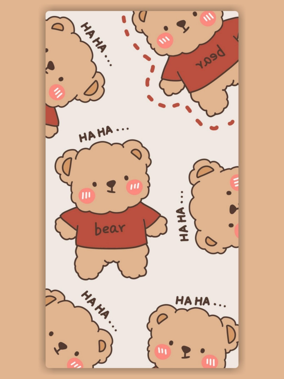 卡通壁纸 | 小熊壁纸 超萌 可爱 呆萌系列 97一波超火的卡通小熊