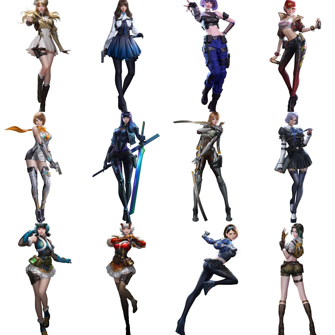 cf女角色高清立绘(中) 需要立绘的私