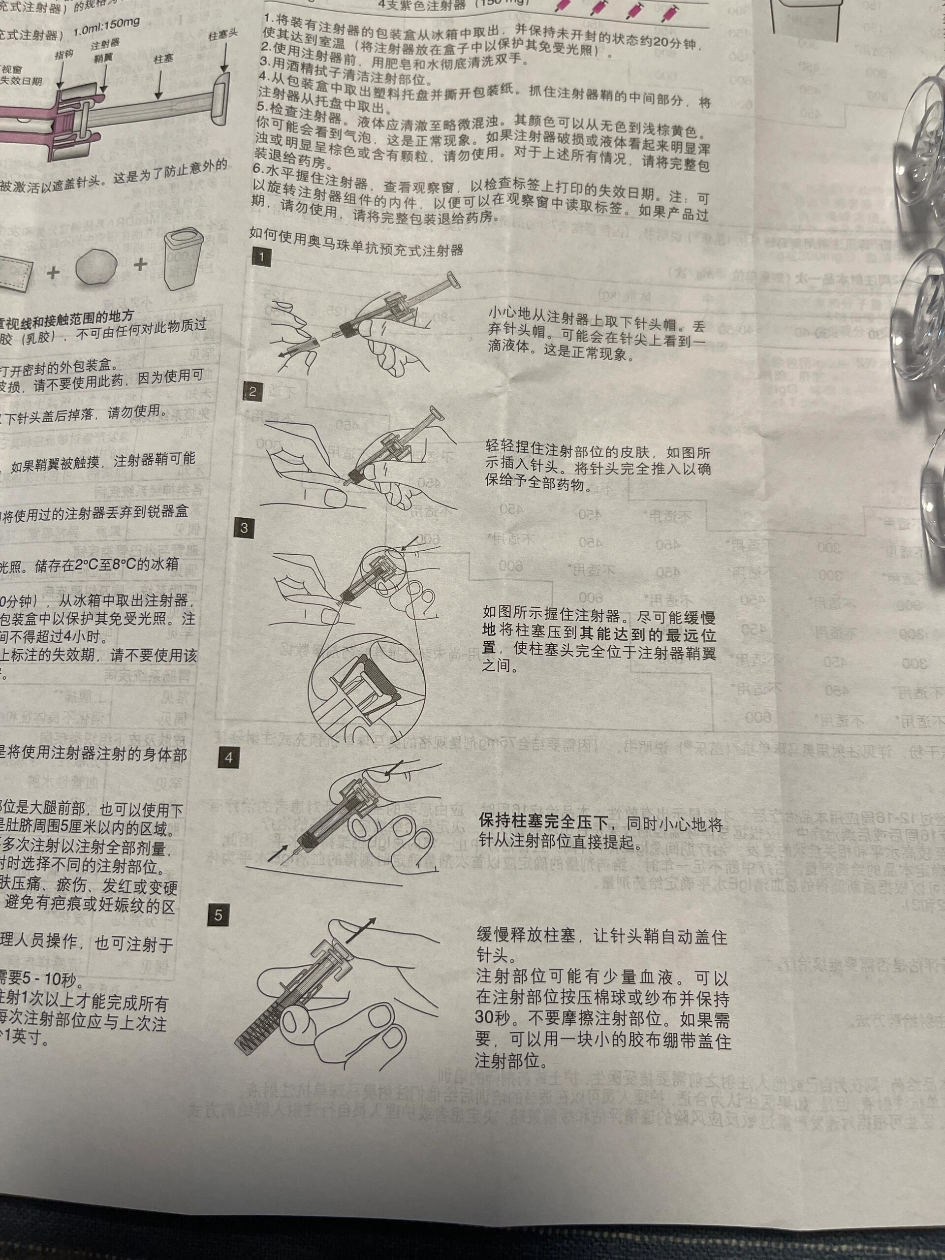 预充式注射器使用方法图片