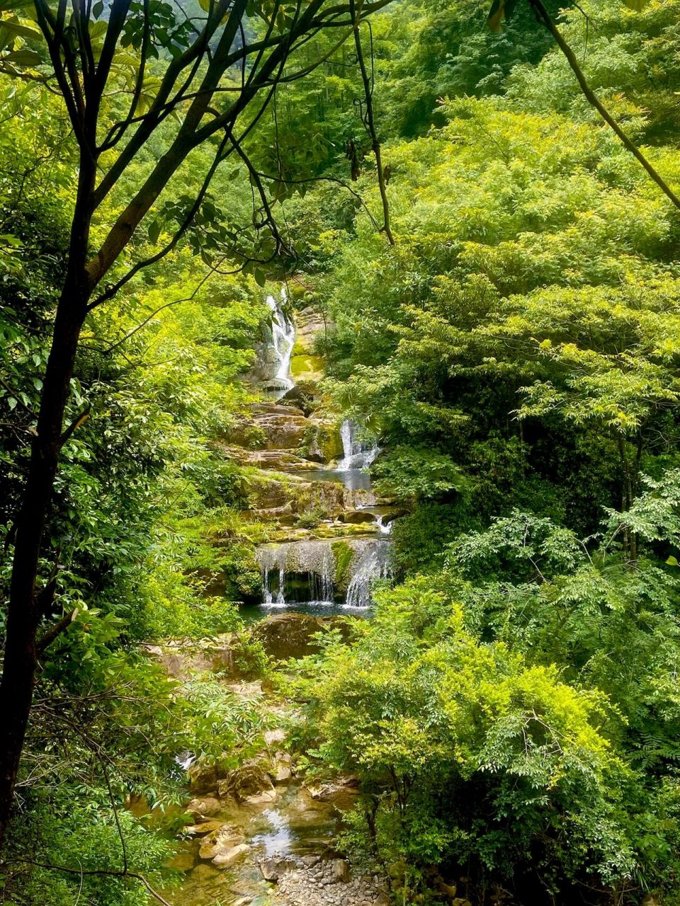 藏龙潭,藏在江油的避暑圣地 风景还是不错的 01景区超级大,阿姨们