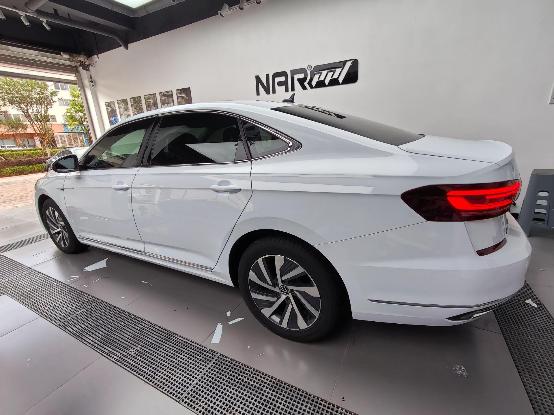 曲靖大众帕萨特白改白改色膜.等于白改,哈哈