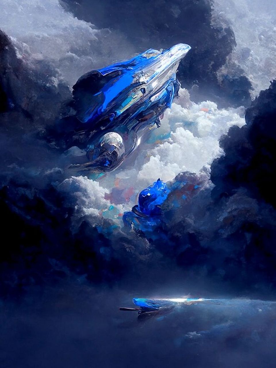 ai教我来画画 三体之蓝色空间号