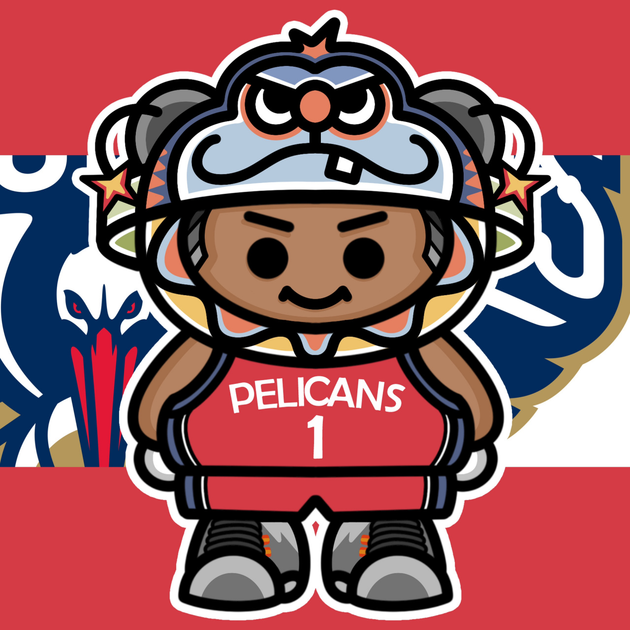 《锡安 | 暴力胖虎》 球场上当然就要硬碰硬94灭霸的身材美队的心