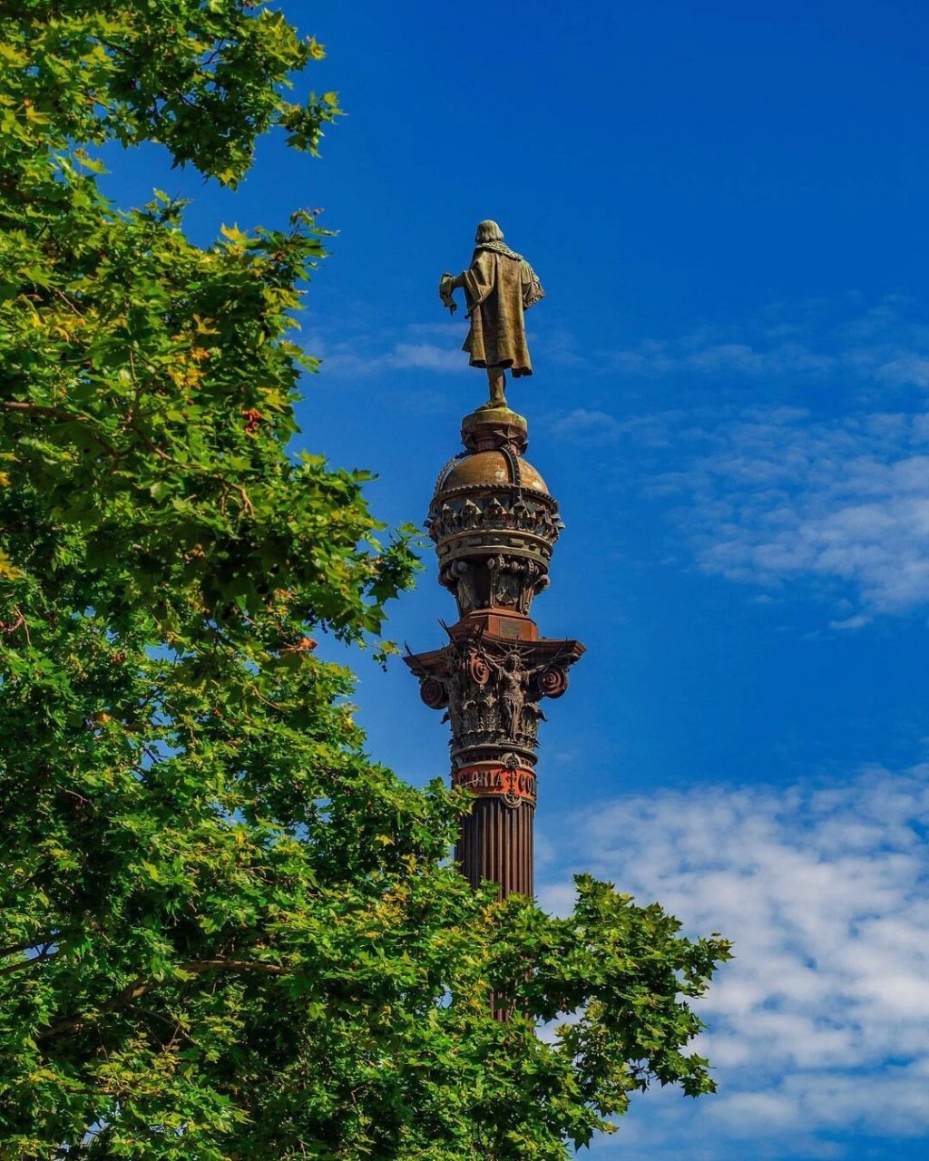 巴塞罗那的哥伦布纪念碑 西班牙9094巴塞罗那 92oscar garcía