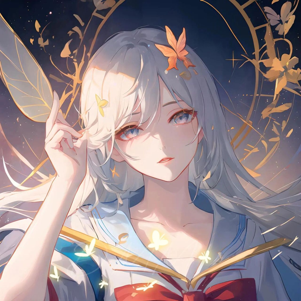 梦沉星河|看起来清冷气质的动漫女头