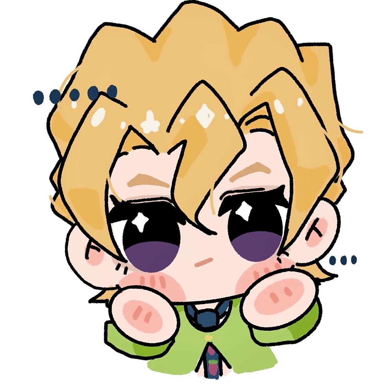 jojo黄金之风小队! 重拾q版画手身份摸个小队大头!