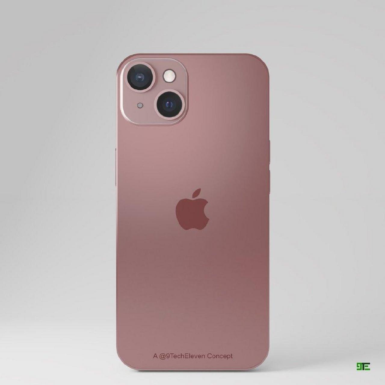 苹果iphone13系列玫瑰金配色图片,这色彩有点好看.