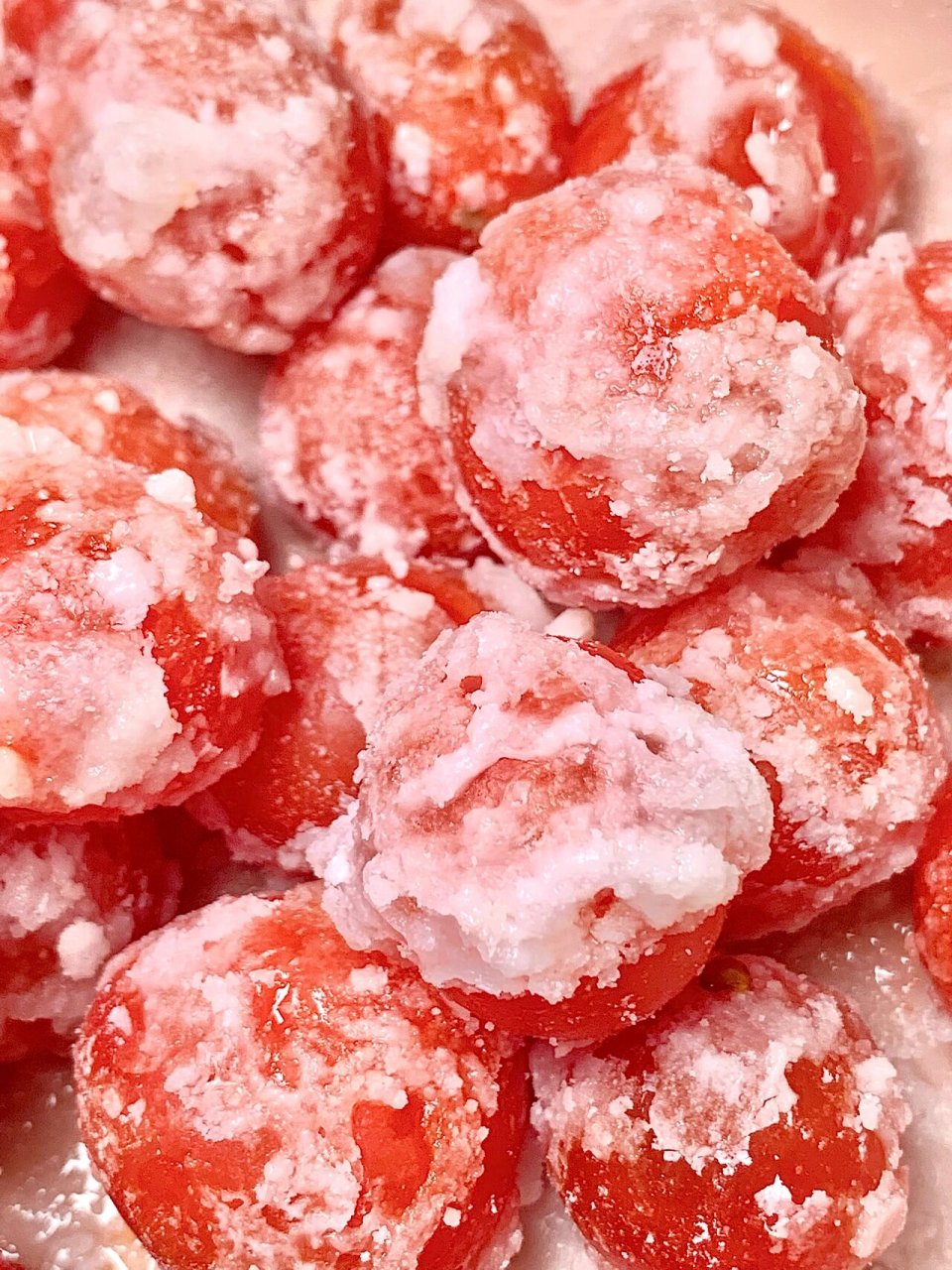 过冬圣诞小甜品~酸酸甜甜雪球小番茄97 轻松get冬日小甜品~ 雪球小