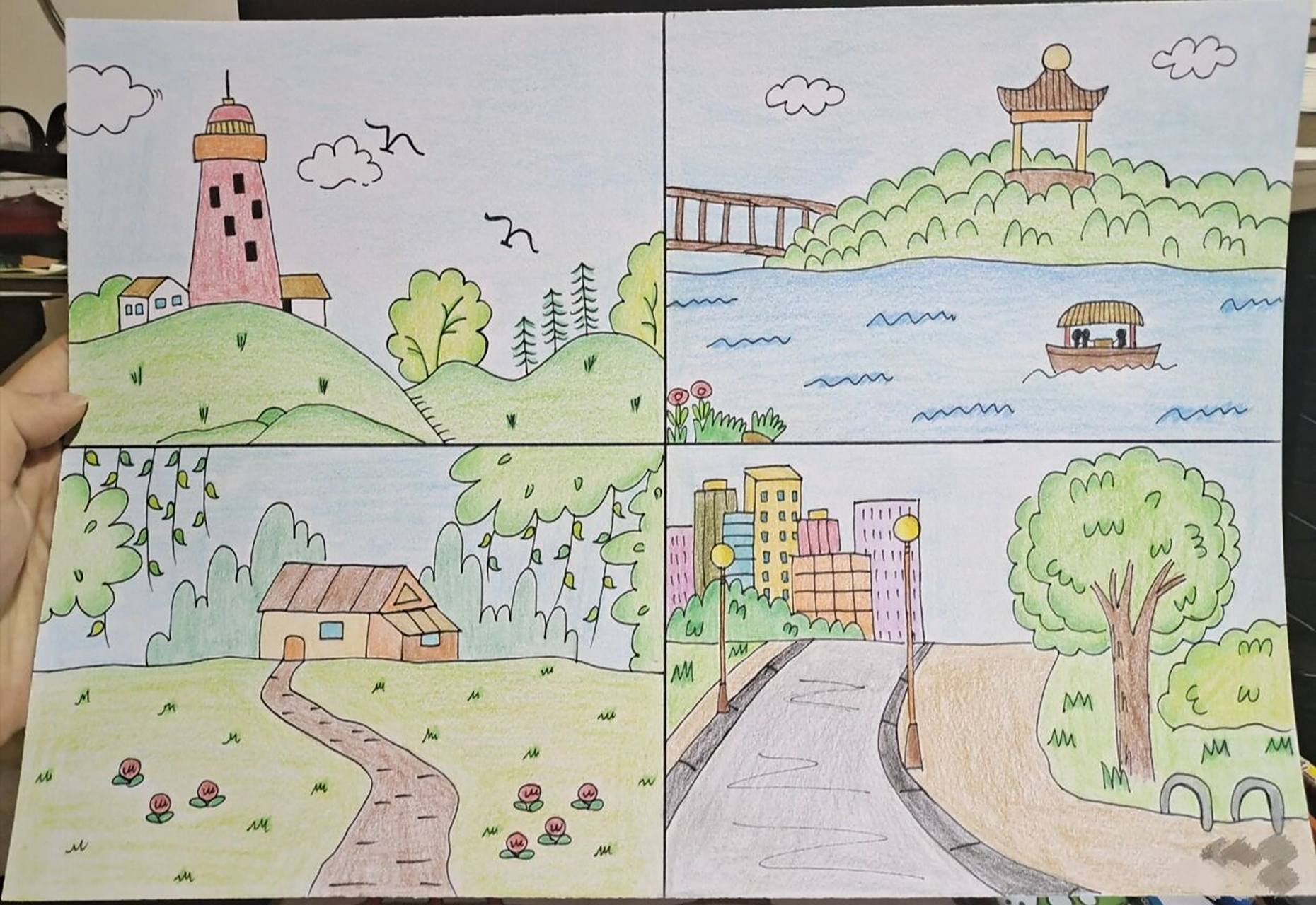 景物简笔画 简笔画