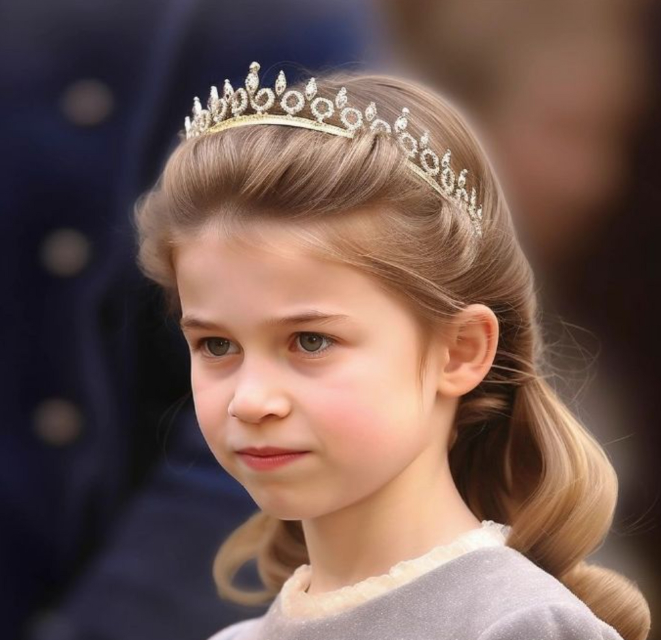 夏洛特公主,主体性非常强的眼神,内核超级稳,生活中如果你看到这样的