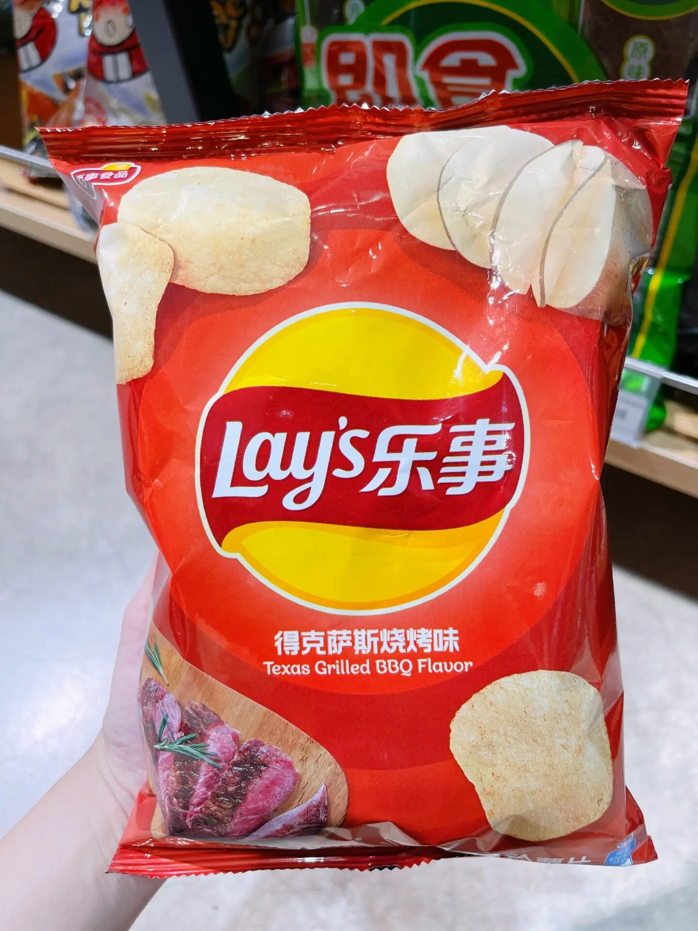 乐事薯片包装70g