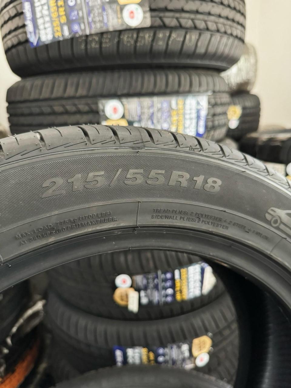 回力轮胎 215/55r18.
