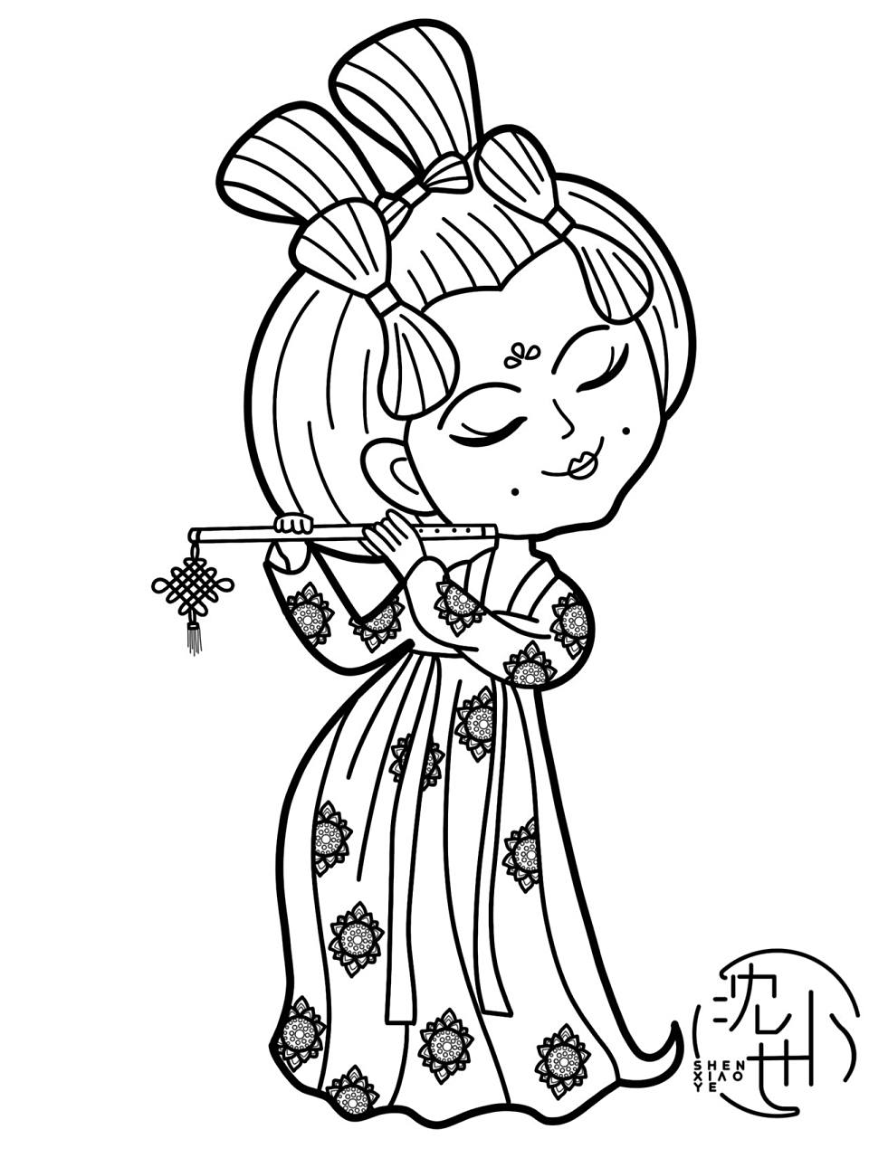 古文化素材——唐宫夜宴系列(可打印)