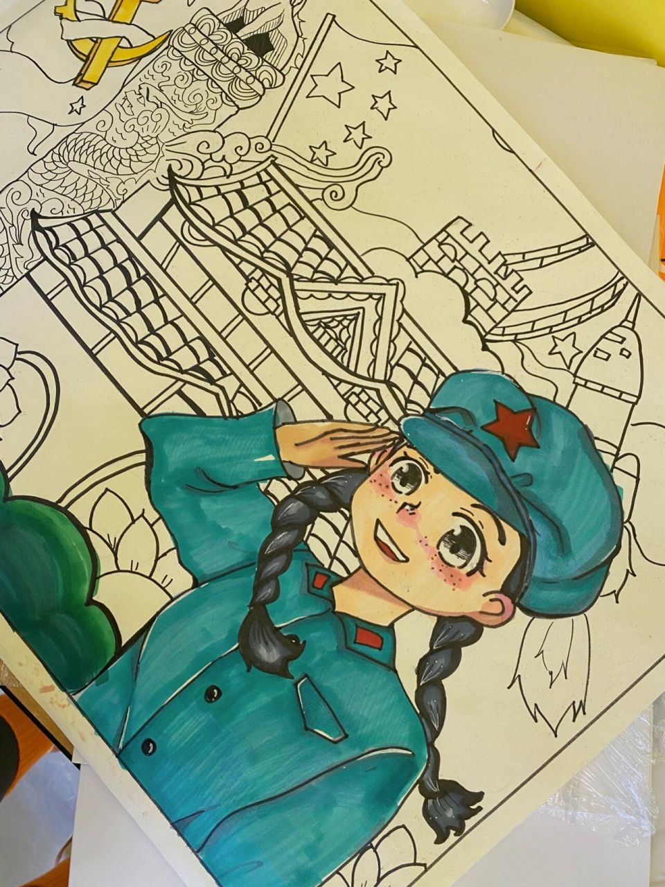 马克笔绘画96 学生作品