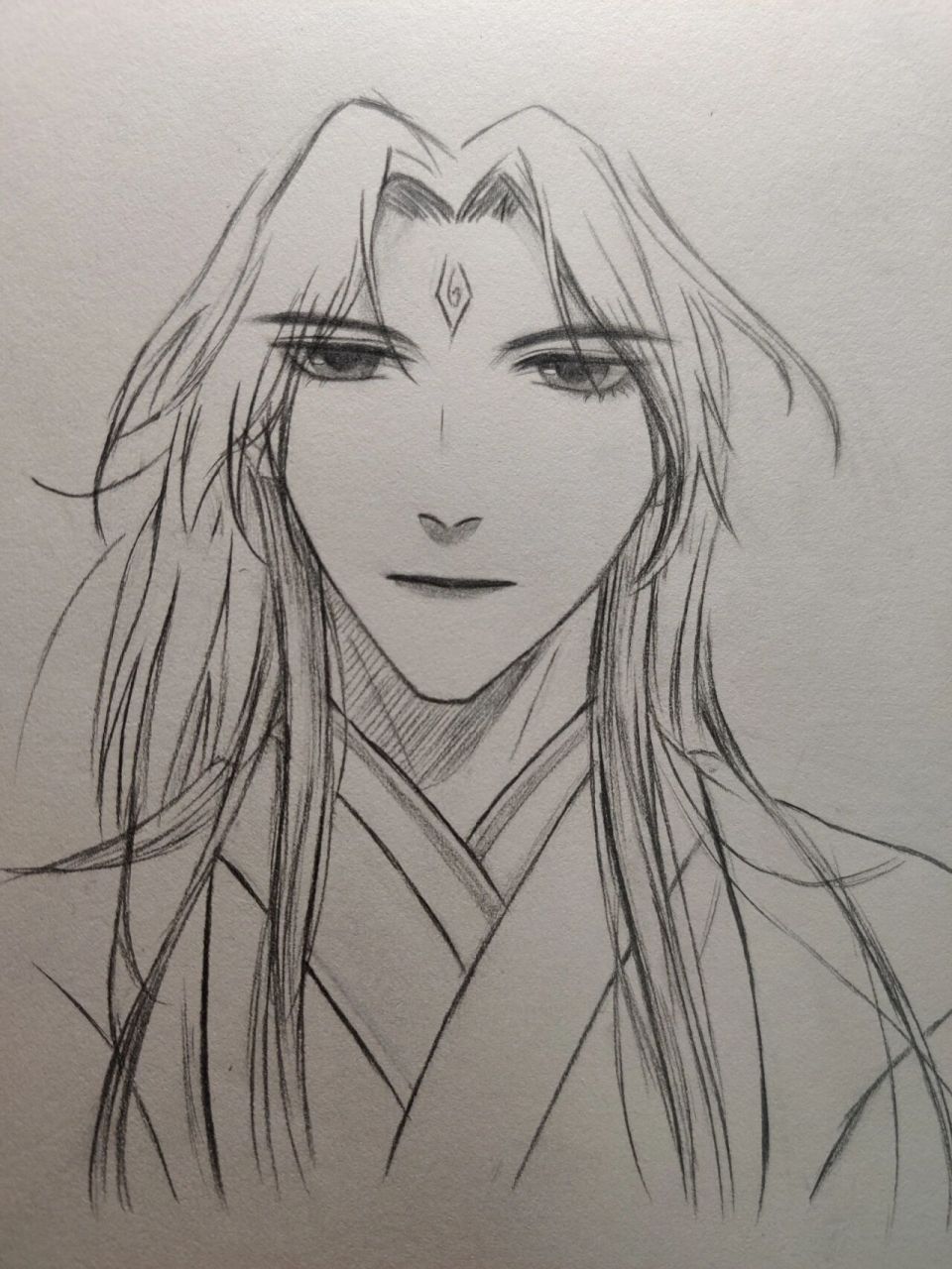 手绘洛冰河 你总是一次又一次的放开我,每一次,每一次,任何人,任何事