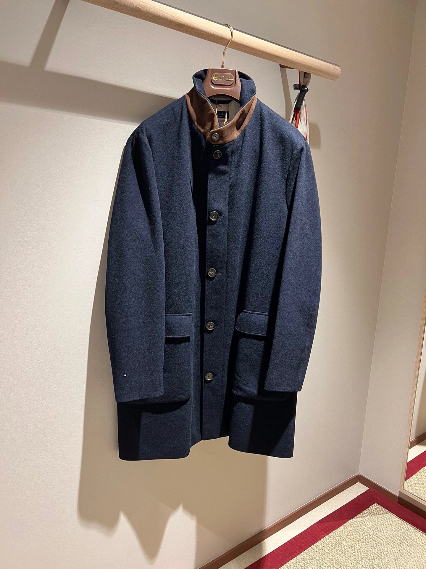 loro piana 男士羊绒大衣外套