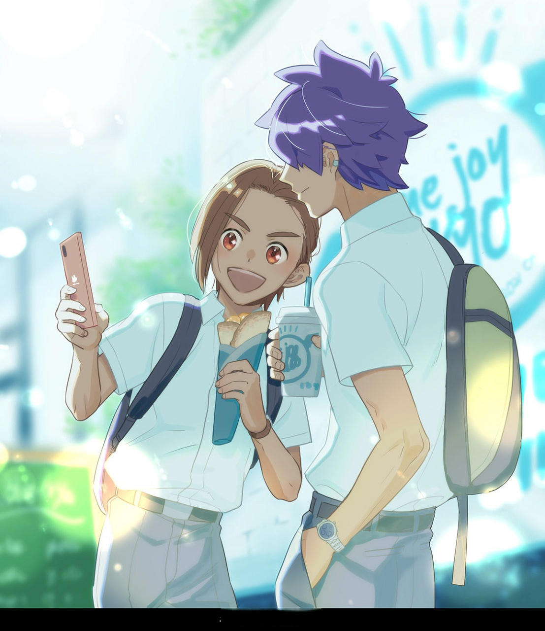 洛竹&风息～两个阳光大帅哥!