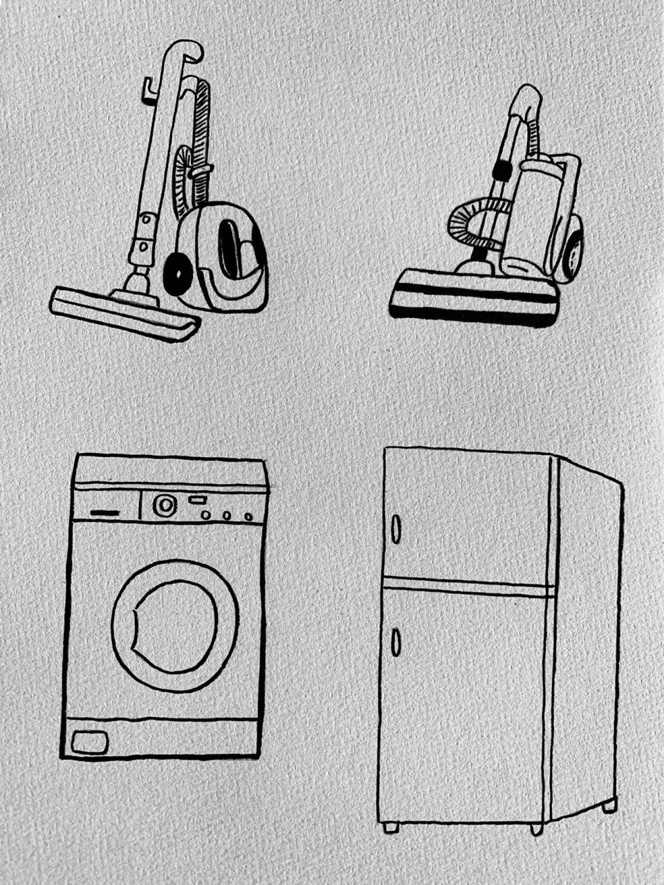 简笔画——家用电器篇