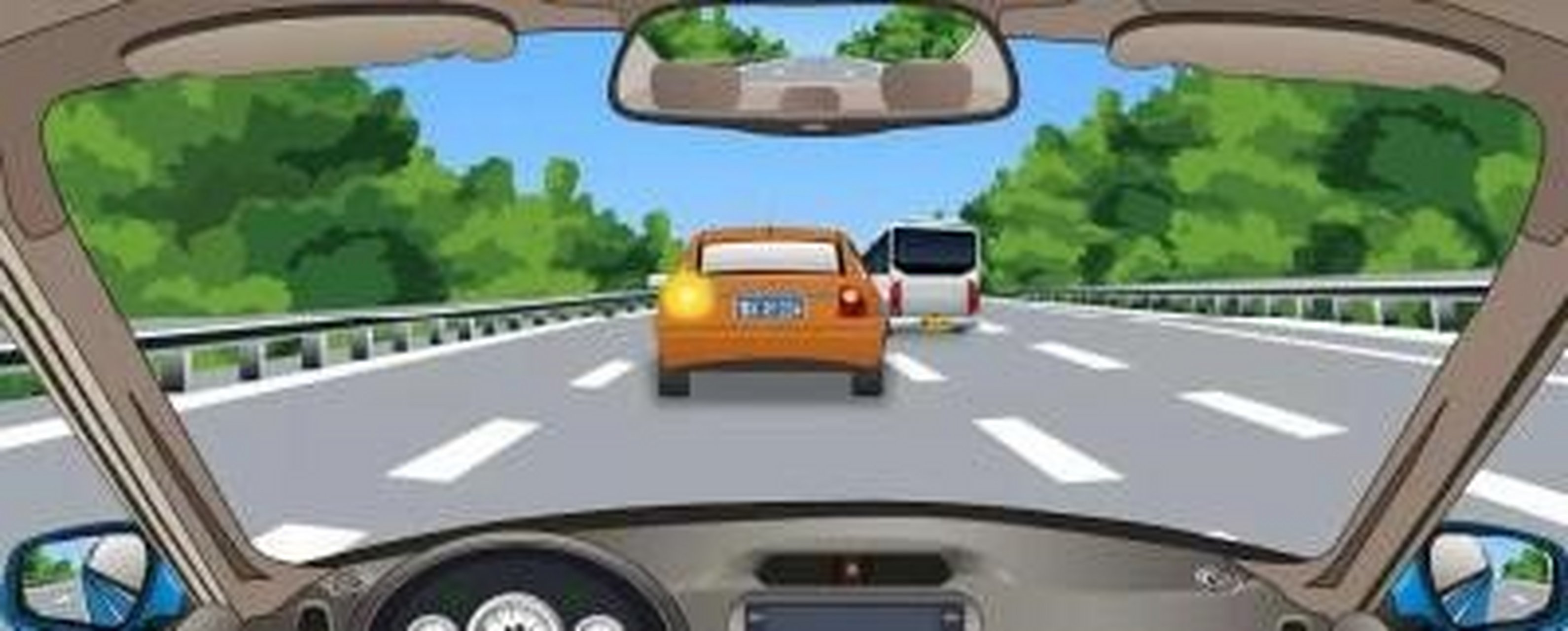 前方车辆开启转向灯表示要如何行驶?