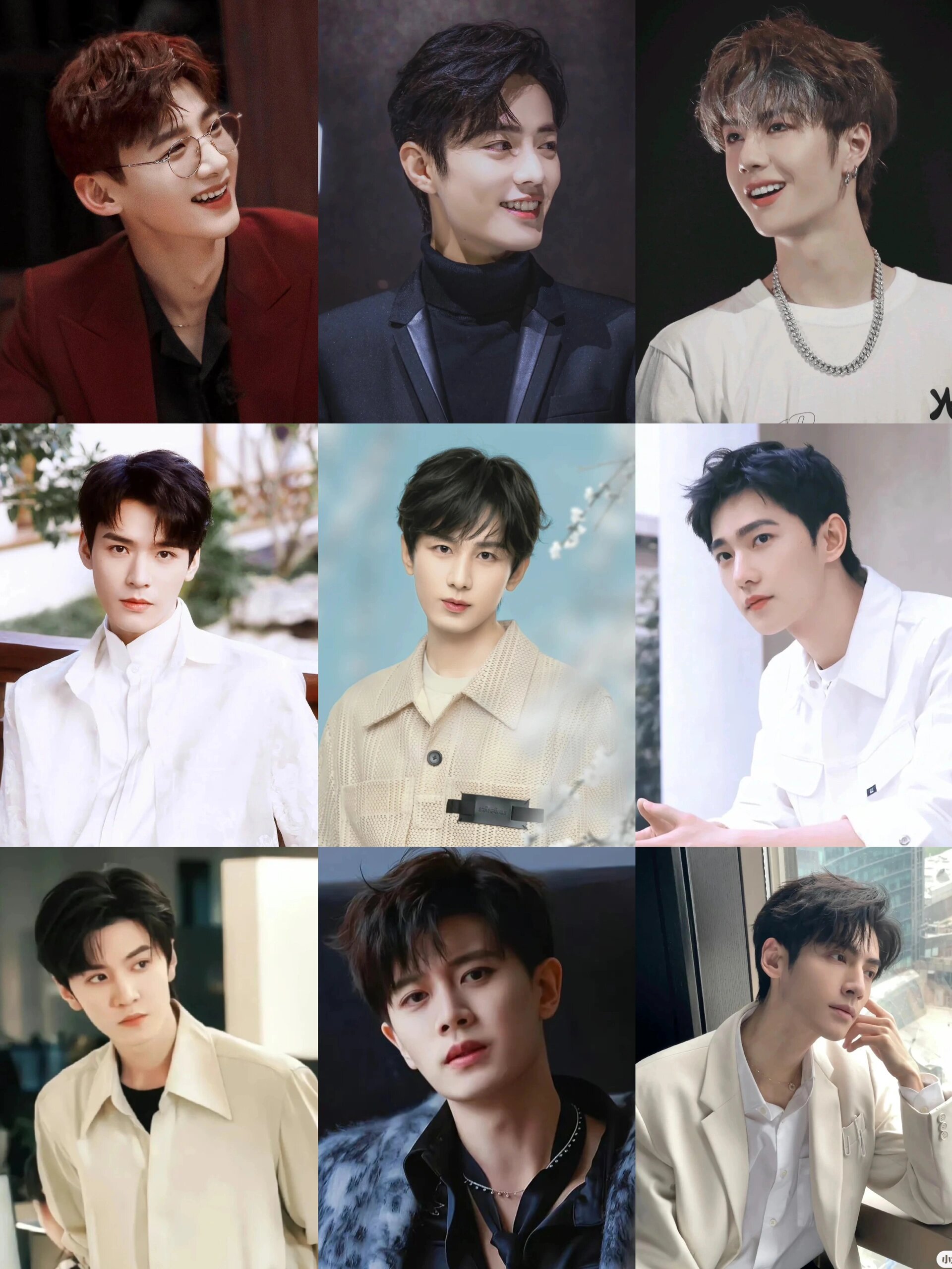 最帅男明星壁纸,九选一你觉得哪个最帅啦!