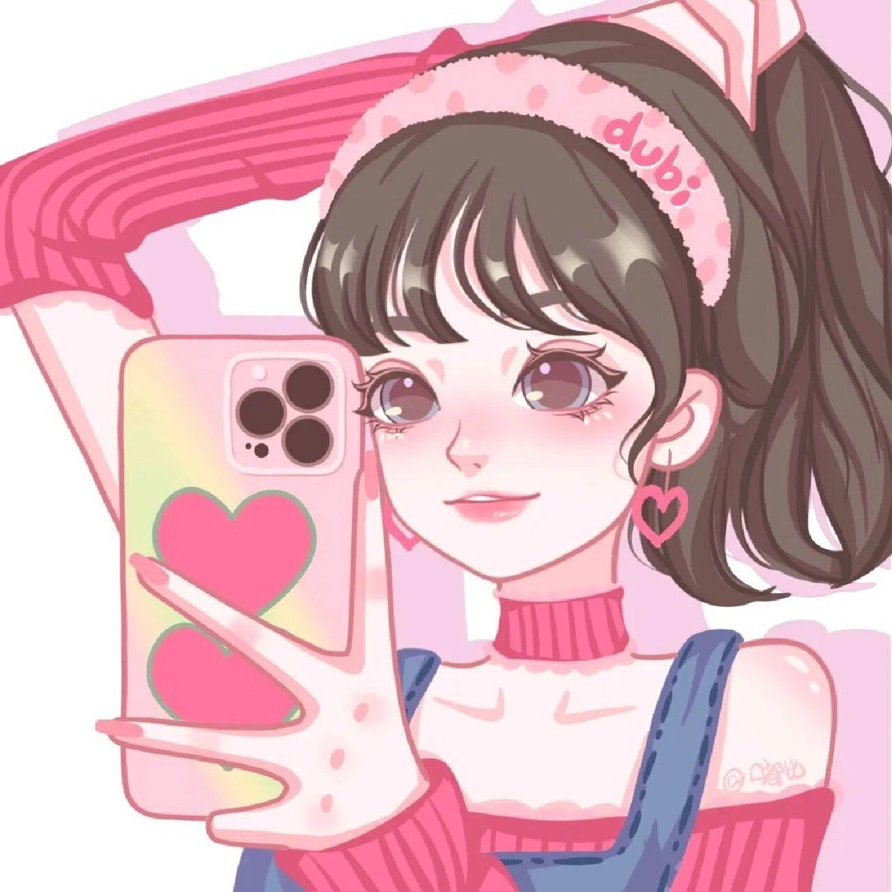 卡通人物头像(女生) 可甜可盐的女生头像