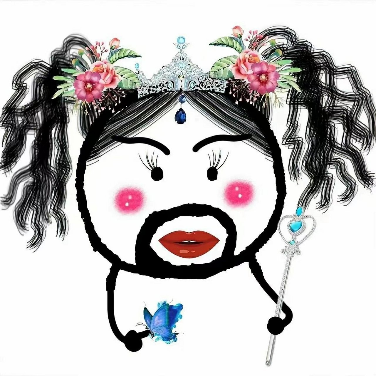 五人闺蜜搞笑头像