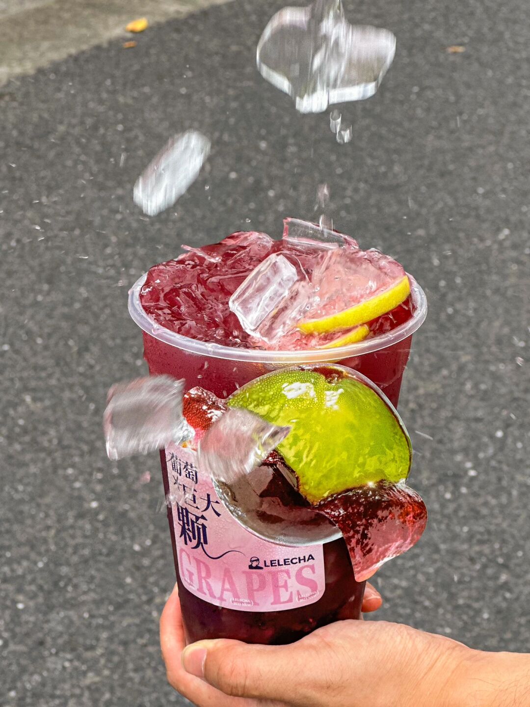 杯杯果肉满满! · 1升巨大颗葡萄 巨峰葡萄果肉葡萄冻