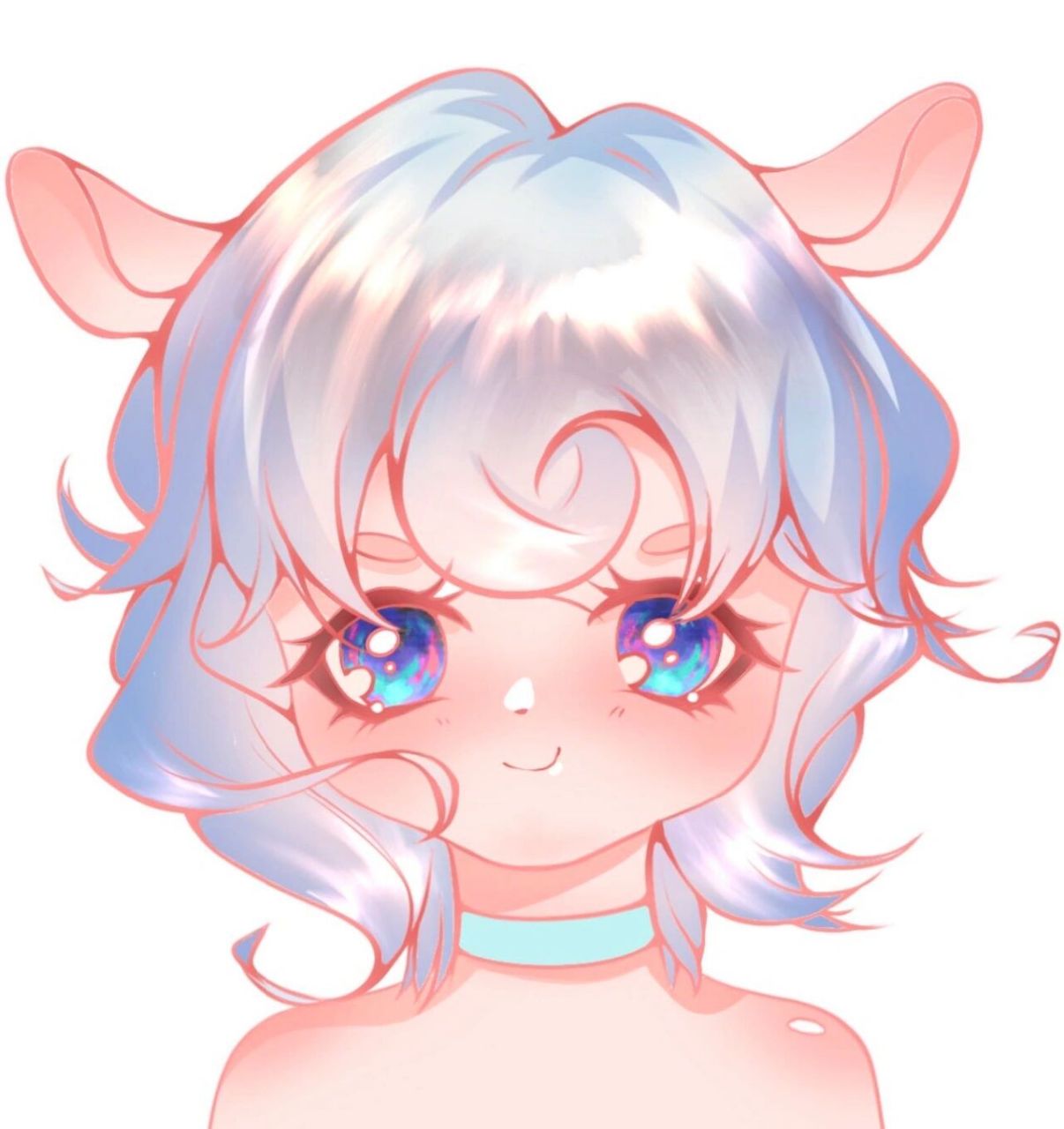 蛋仔派对头像 手绘小羊dongdong拟人态 点77可自取