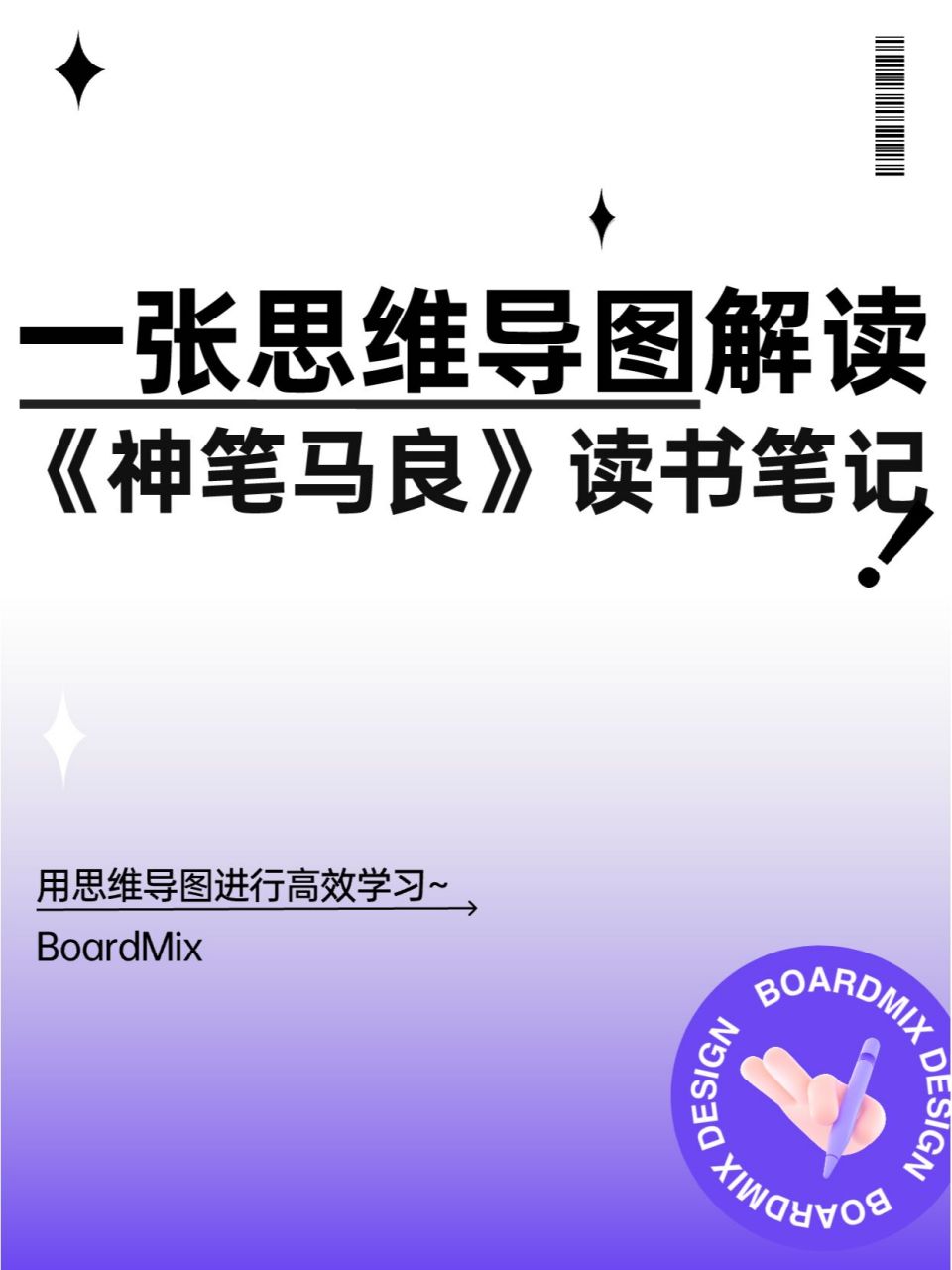 一張思維導圖詳解《神筆馬良》 用思維導圖進化你的學習方法 思維導圖